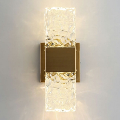 Crystal Linear Wall Mounted Light Fixture Modern Elegant Wall Sconces for Bedroom