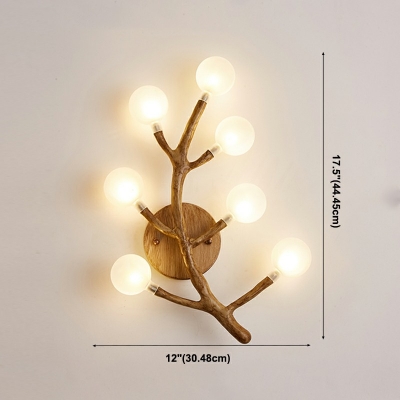 Designer Style Wood Wall Light Modern and Simple Wall Sconce Light for Aisle