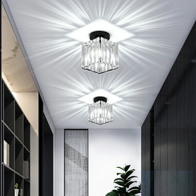 Flushmount Lighting Modern Style Crystal Flush Mount Lighting for Living Room