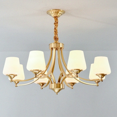 Hanging Light Kit Dispersed Shade Modern Style Glass Pendant Light for Living Room