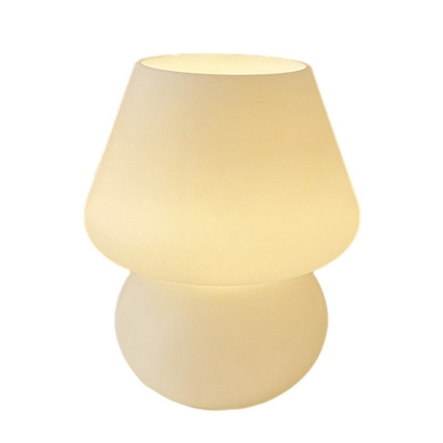 Minimalism Nights and Lamp Glass Table Lamp 1 Light for Bedroom