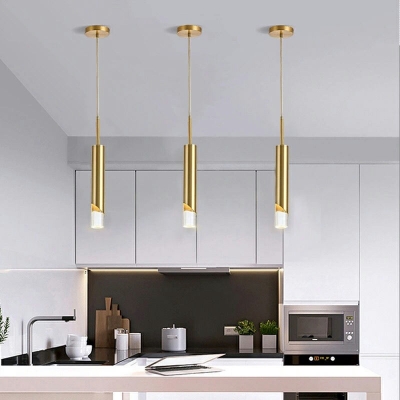 Pendant Chandelier Strip Shade Modern Style Acrylic Ceiling Pendant Light for Living Room