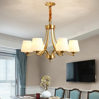 Pendant Light Fixtures Modern Style Glass Hanging Light Fixtures for Living Room