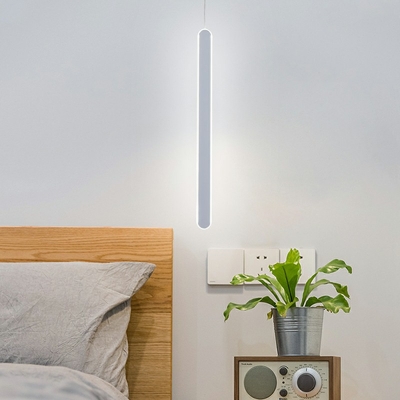 Pendant Lighting Fixtures Strip Shade Modern Style Acrylic Pendant Light Fixtures Light for Living Room