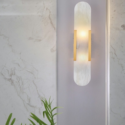 Stone Shade Wall Mounted Lighting Wall Light Sconce for Living Room