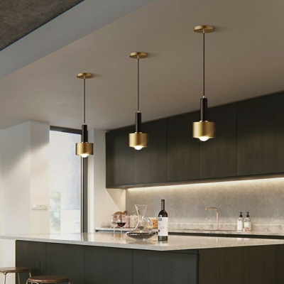 Suspended Lighting Fixture Modern Style Metal Pendant Light for Living Room