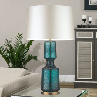 1-Light Nightstand Lamp Contemporary Style Bell Shape Metal Table Lamps for Bedroom