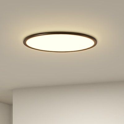 Contemporary Metal and Acrylic Led Flush Ceiling Lights Disk Flush Mount Light Fixtures