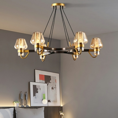 Modern Style Crystal Pendant Light Nordic Style Minimalism Chandelier Light for Living Room