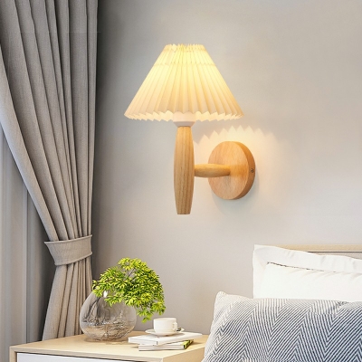 Wall Mount Light Fixture Wood Material Wall Mounted Light for Bedroom Living Room