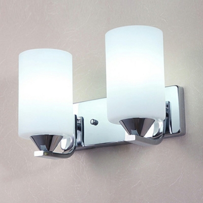 2-Light Sconce Lights Triditional Style Cylinder Shape Metal Wall Mounted Lamps