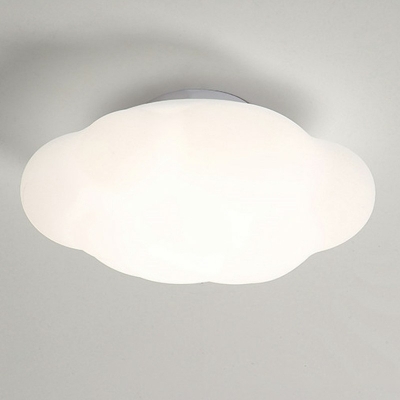 Clouds Shade Flush Mount Ceiling Lighting Fixture Modern Creative Close to Ceiling Lamp for Kid's Room