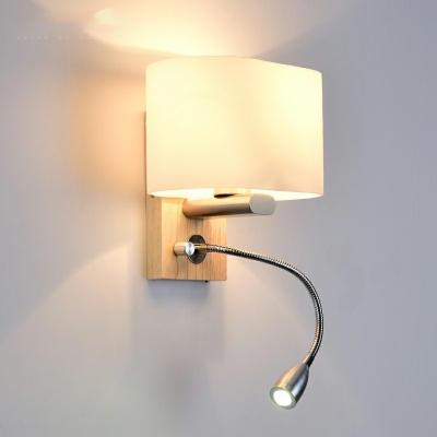 Contemporary Wall Light Sconces 1 Light Flush Mount Wall Sconce for Living Room