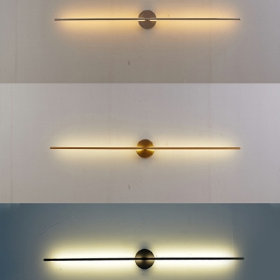 LED Linear 1 Light Wall Mounted Light Fixture Adjustable Modern Wall Mounted Lamps for Bedroom
