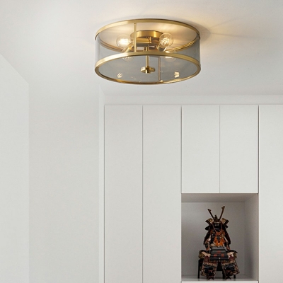 Modern Flush Mount Ceiling Light Fixtures Glass Flush Ceiling Light for Bedroom