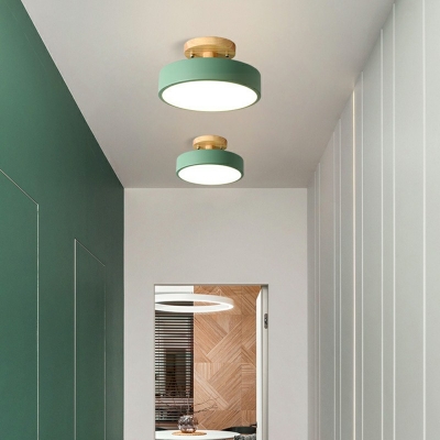 Nordic Style Flush Mount Ceiling Lights Modern Semi Flush Mount Light Fixture for Bedroom