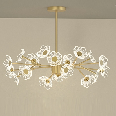 Postmodern Style Hanging Light Kit Metal Hanging Lights Chandelier for Living Room