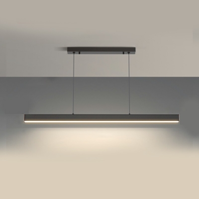 Ultra-Modern Island Lighting Black Color Pendant Light Fixtures for Office