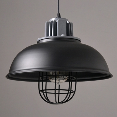1 Light Dome Vintage Ceiling Pendant Light Industrial Down Mini Pendant for Living Room