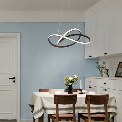1-Light Pendant Lighting Simplicity Style Geometric Shape Metal Warm Light Ceiling Hung Fixture