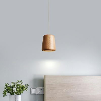 Hanging Lamp Kit Wood 1 Light Hanging Light Fixtures for Living Room
