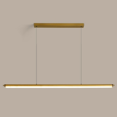 Minimalism Hanging Pendant Lights Linear Modern Island Chandelier for Dinning Room