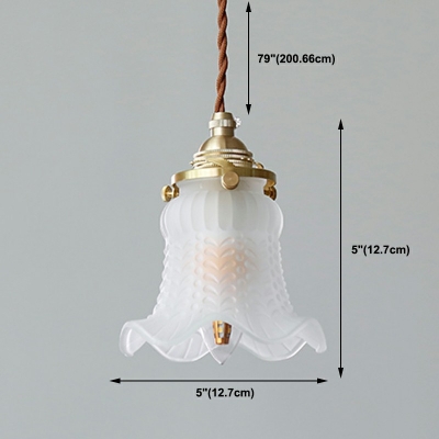 Minimalist Opal Frosted Glass Pendant Lighting Ripples Hanging Pendant Lights