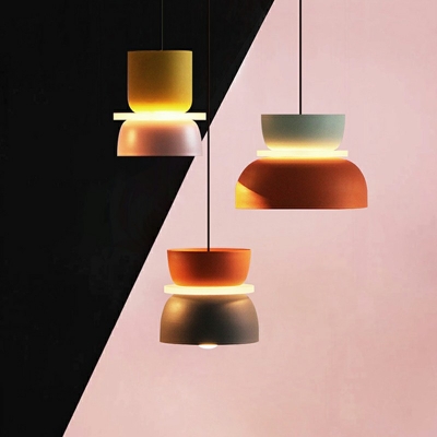 Pendant Light Cup Shade Modern Style Metal Chandelier Pendant Light for Living Room