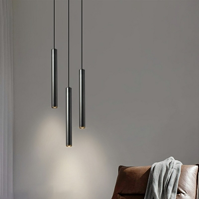 Contemporary Cascade Hanging Pendant Lights Metal and Acrylic Hanging Pendant Light