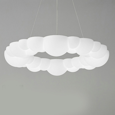 Contemporary Cloud Chandelier Light Fixture Metal Pendant Chandelier