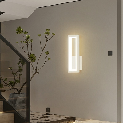 Modern Style LED Wall Sconce Light Nordic Style Acrylic Metal Wall Light for Bedside