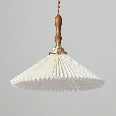 Modern White Hanging Pendant Light 1 Light Minimalist Ceiling Lamp for Living Room