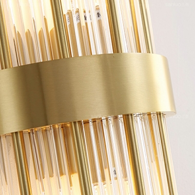 Postmodern Sconce Light Fixtures Crystal Flush Mount Wall Sconce for Living Room