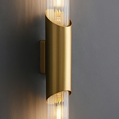 Postmodern Style Gold Wall Mounted Lamps Metal Wall Sconce for Living Room