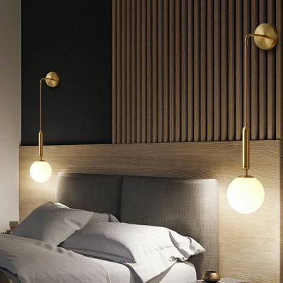 Postmodern Wall Mounted Lights 1 Light Wall Sconce Lighting for Bedroom