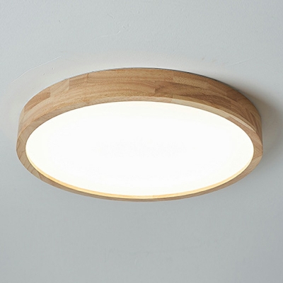 Wood Finish Flush Ceiling Light Fixture Flush Ceiling Lights for Living Room