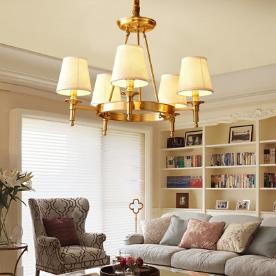 Ceiling Pendant Light Modern Style Fabric Pendant Light Kit for Living Room