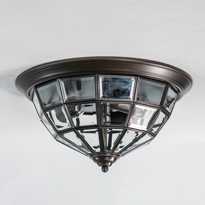 Colonial Flush Mount Ceiling Light Fixture Traditional Vintage Ceiling Lamp for Bedroom