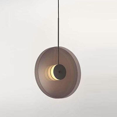 Contemporary Circular Hanging Pendant Lights Glass Hanging Pendant Light