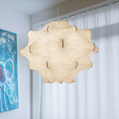Geometric Hanging Ceiling Lights Modern White Living Room Pendant Lighting Fixtures