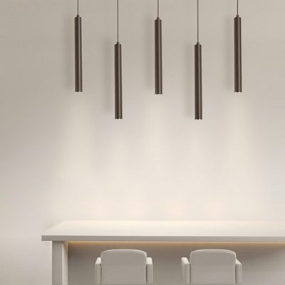 Hanging Lamp Kit Strip Shade Modern Style Acrylic Ceiling Pendant Light for Living Room