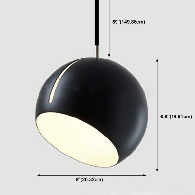 Hanging Light Bowl Shade Modern Style Metal Pendant Light Fixtures Light for Living Room