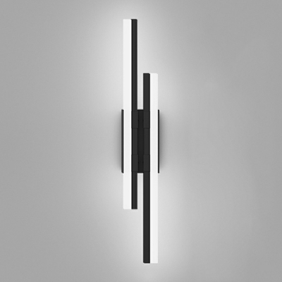 Linear Metal Acrylic Wall Light Modern Style LED Wall Sconce Light for Bedside