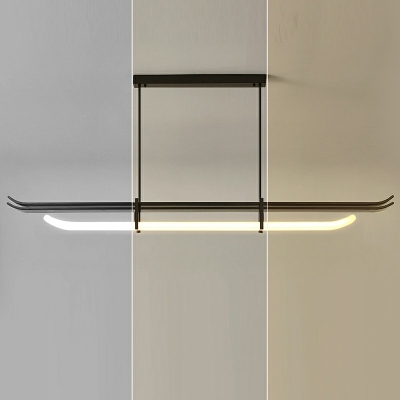 Modern Style LED Haning Light Minimalism Style Linear Pendant Light for Dinning Room