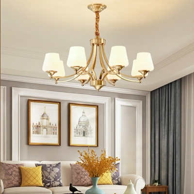 Pendant Lighting Fixtures Modern Style Glass Suspension Pendant Light for Living Room