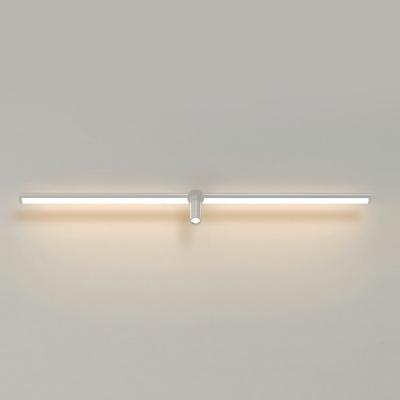 Simplicity Tube Vanity Light Fixtures Metal and Acrylic Led Vanity Light Strip