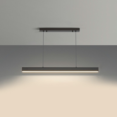 Ultra-Modern Island Lighting Black Color Pendant Light Fixtures for Office