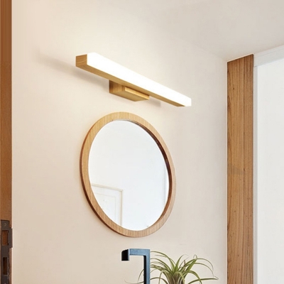 Vanity Lighting Ideas Modern Style Wood Wall Vanity Light for Living Room