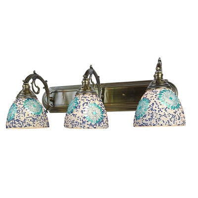 Vanity Wall Sconce Tiffany Style Glass Vanity Wall Light Fixtures for Living Room