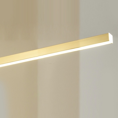 Contemporary Gold Island Lighting 1 Head Island Ceiling Light for Dining Room